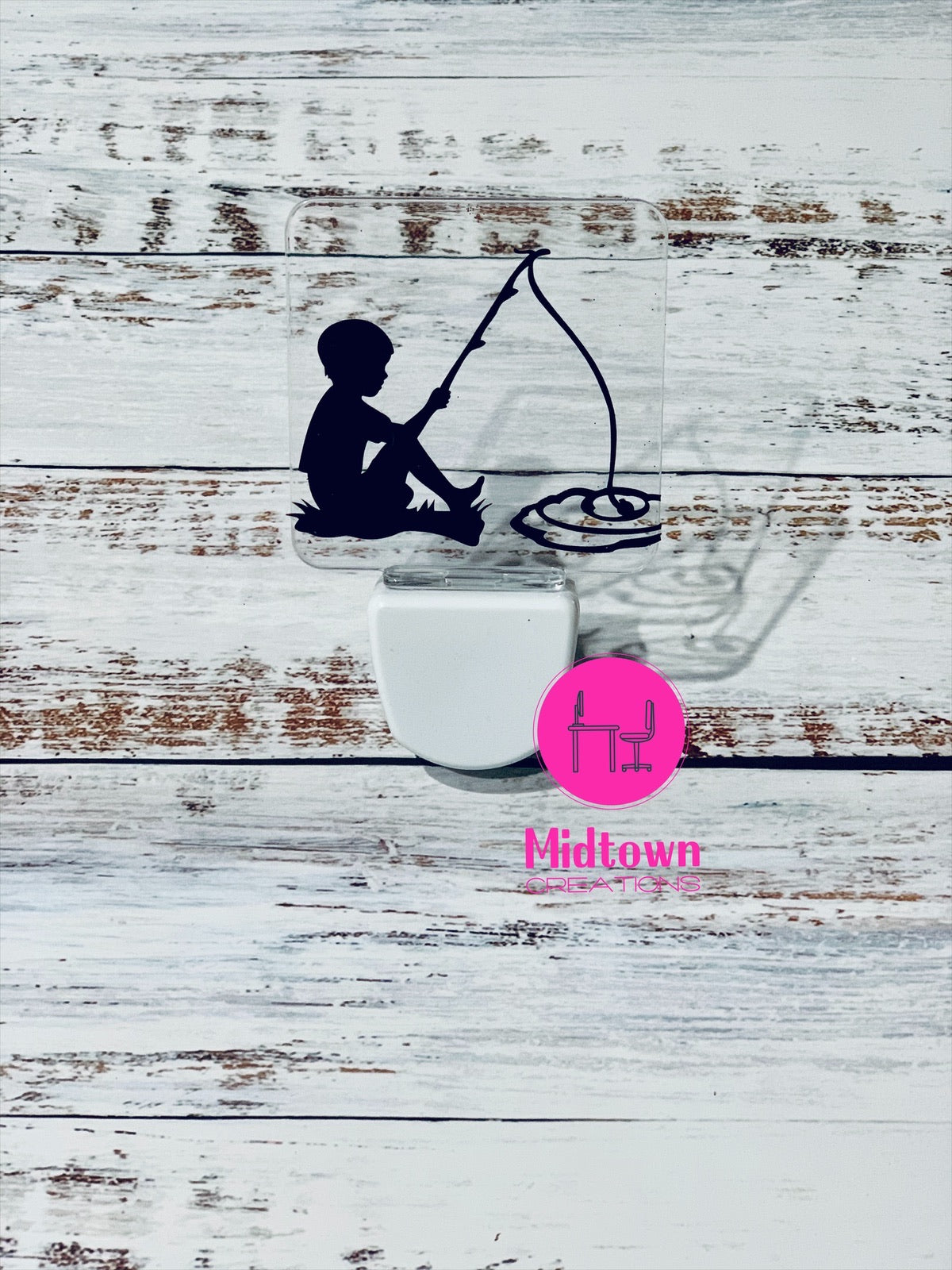 Little Boy Fishing Night Light