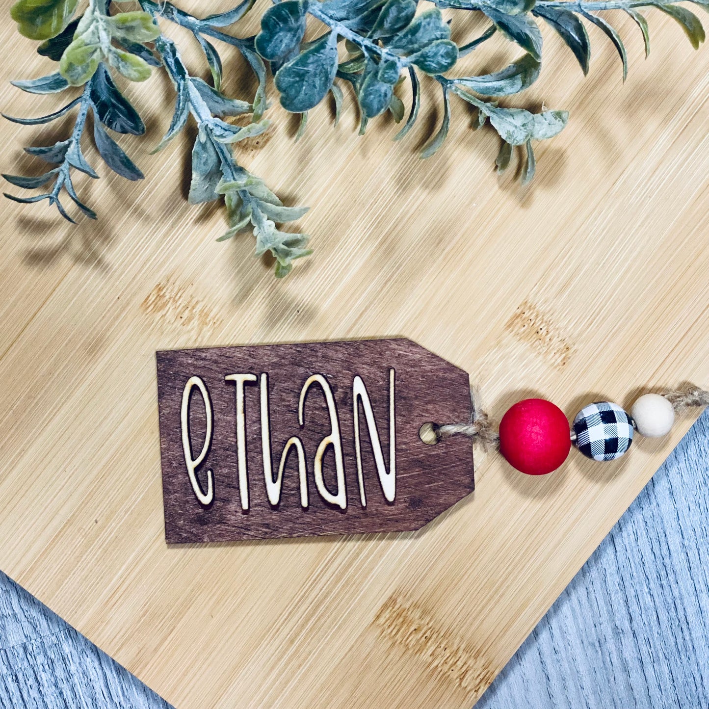 Valentine Wooden Tag