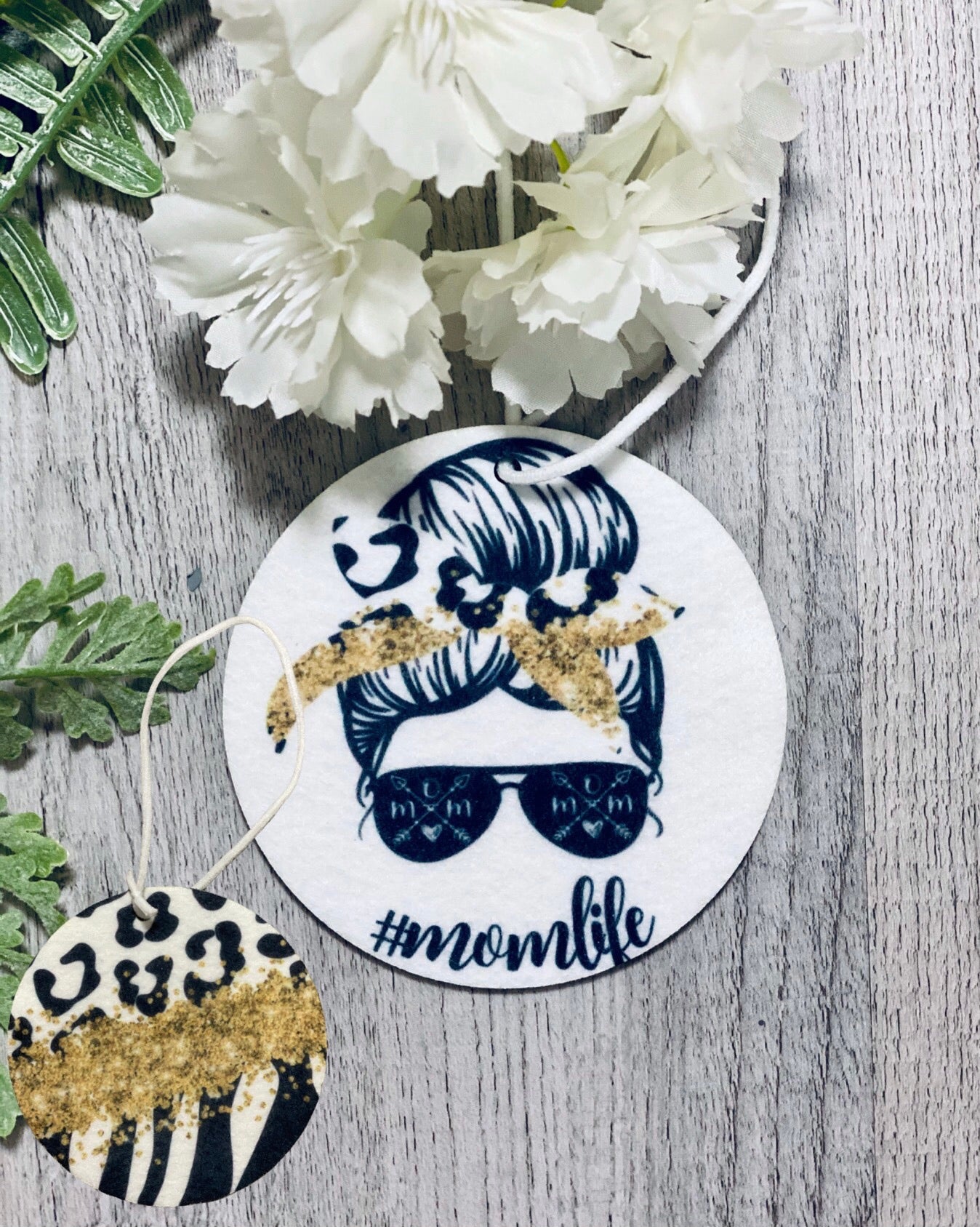 Messy Bun Mom Life Car Fresheners