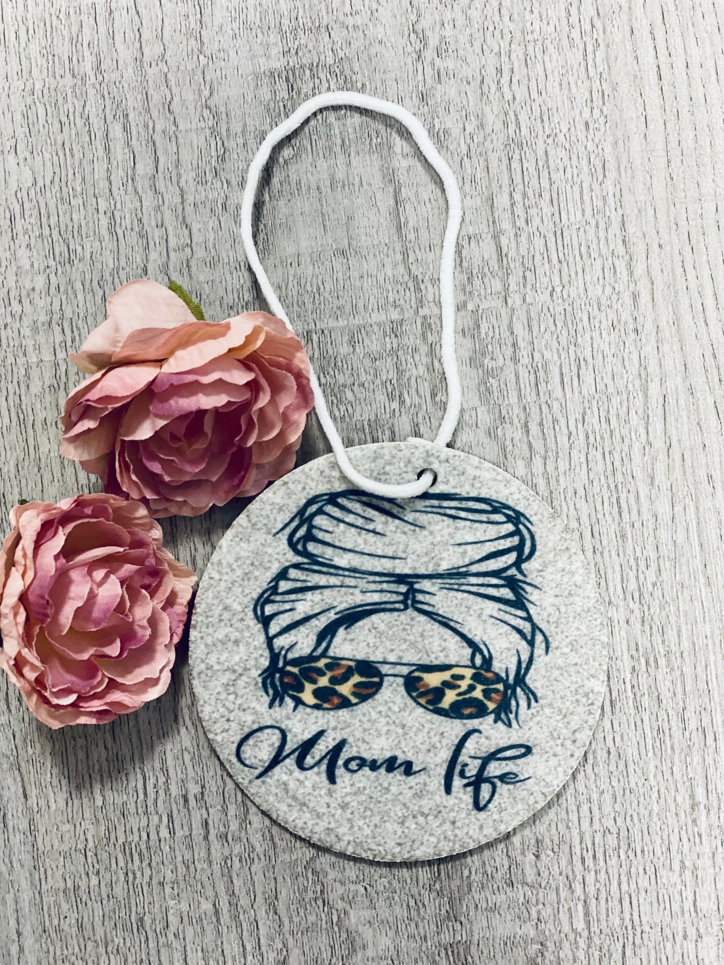 Messy Bun Mom Life Car Fresheners