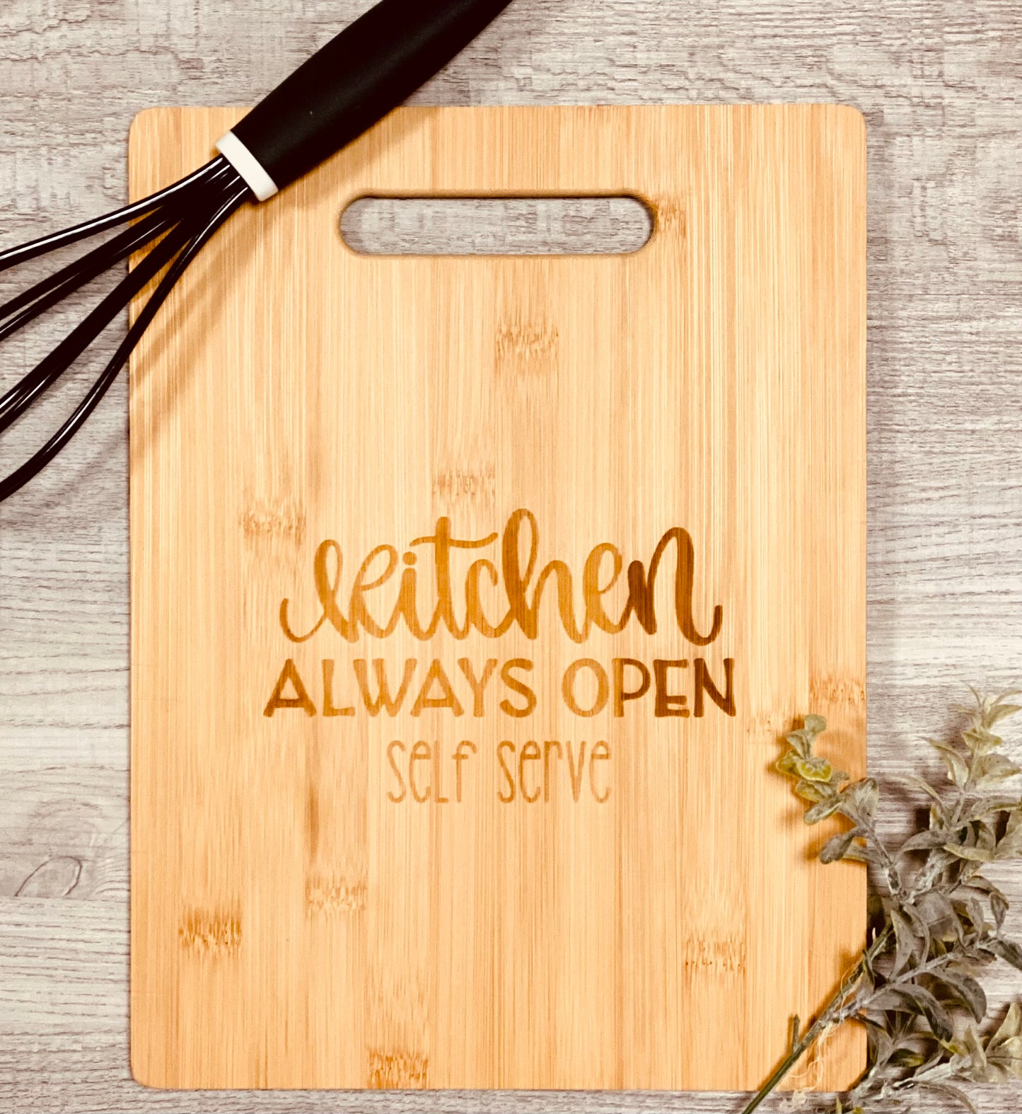 Laser Engraved Cutting Board