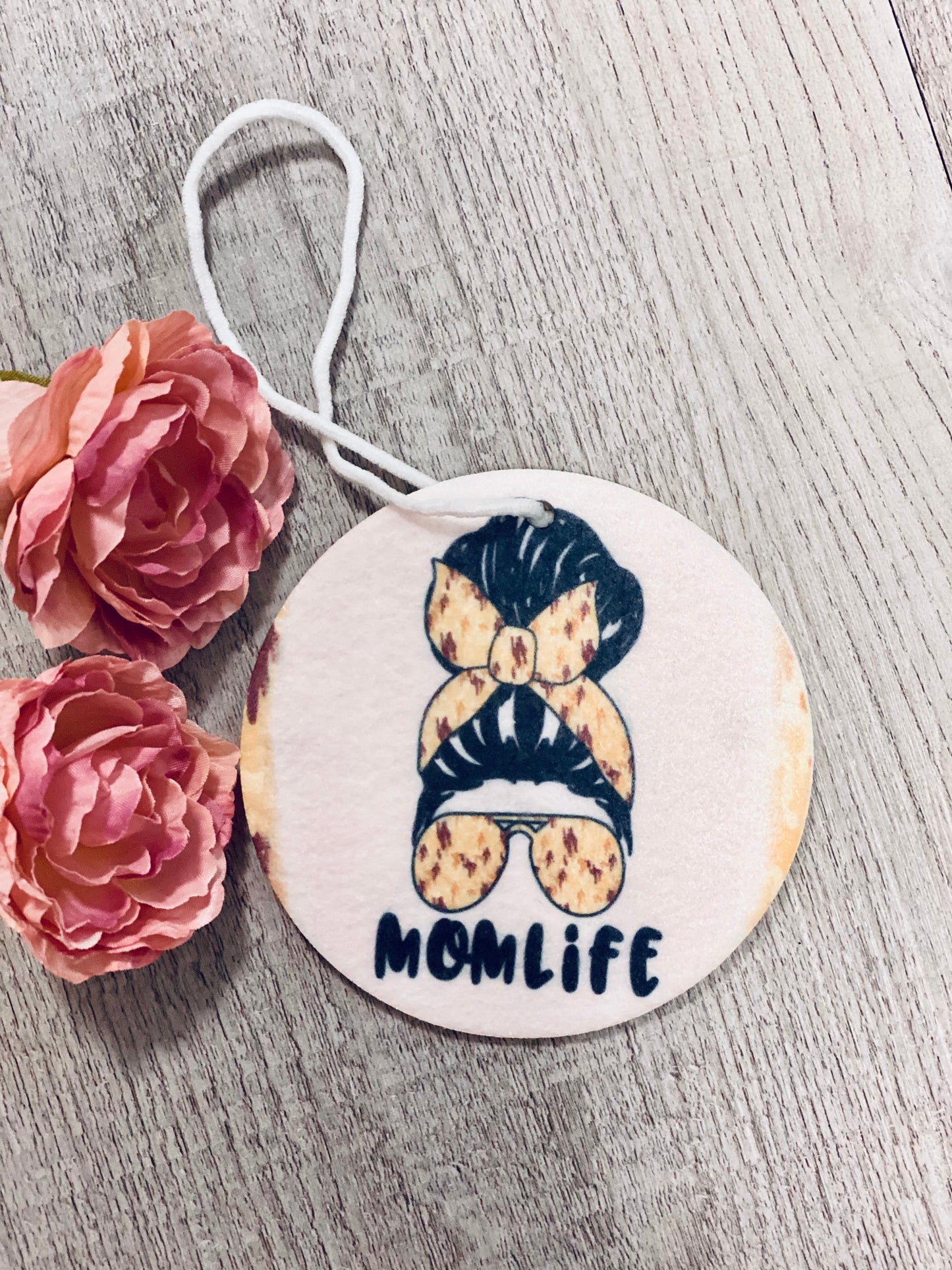 Messy Bun Mom Life Car Fresheners