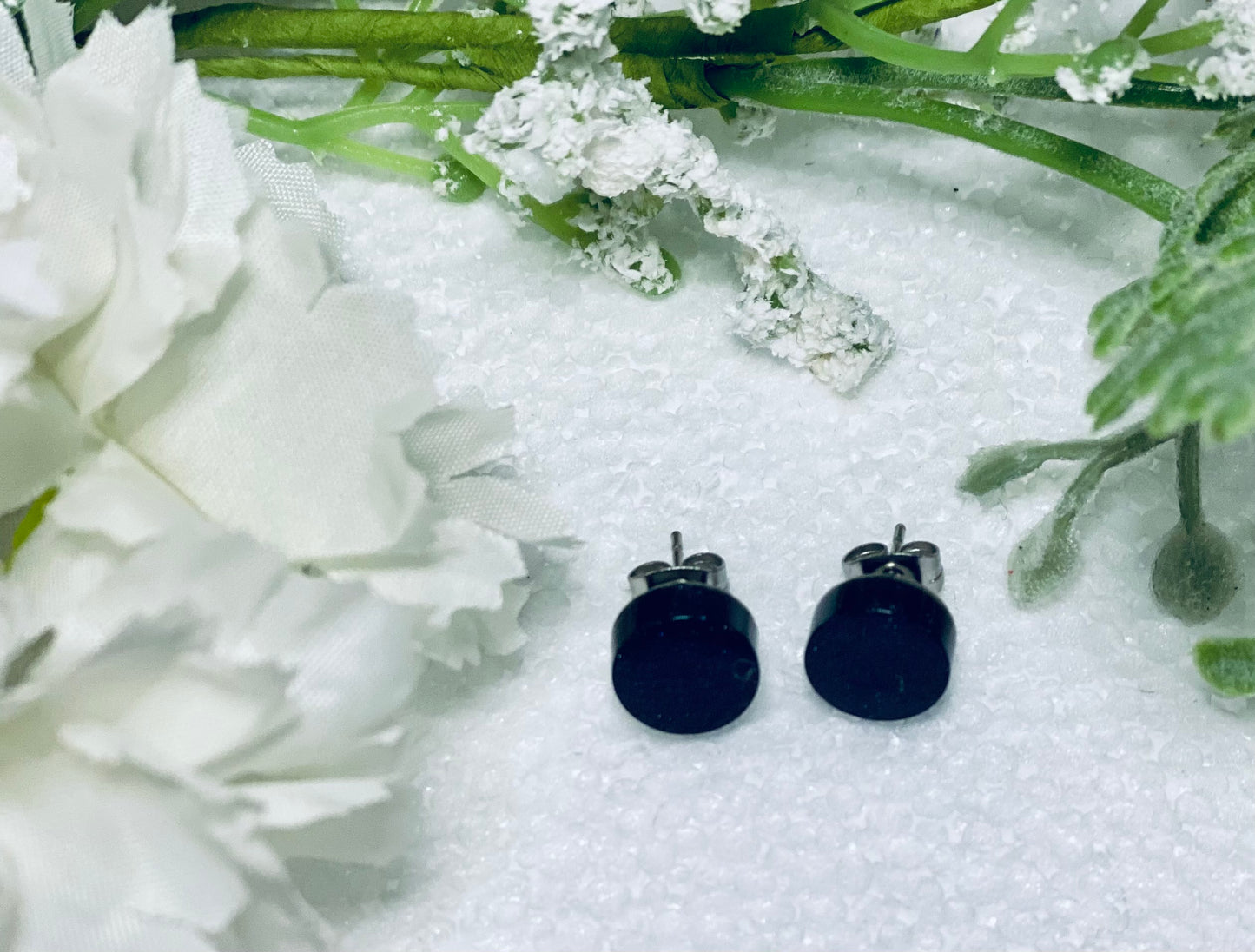 Resin Stud Earrings