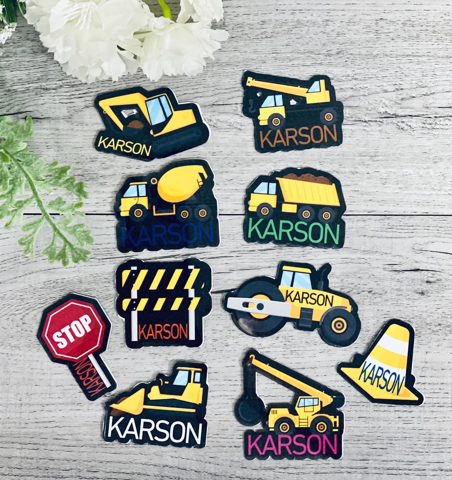 Construction Stickers