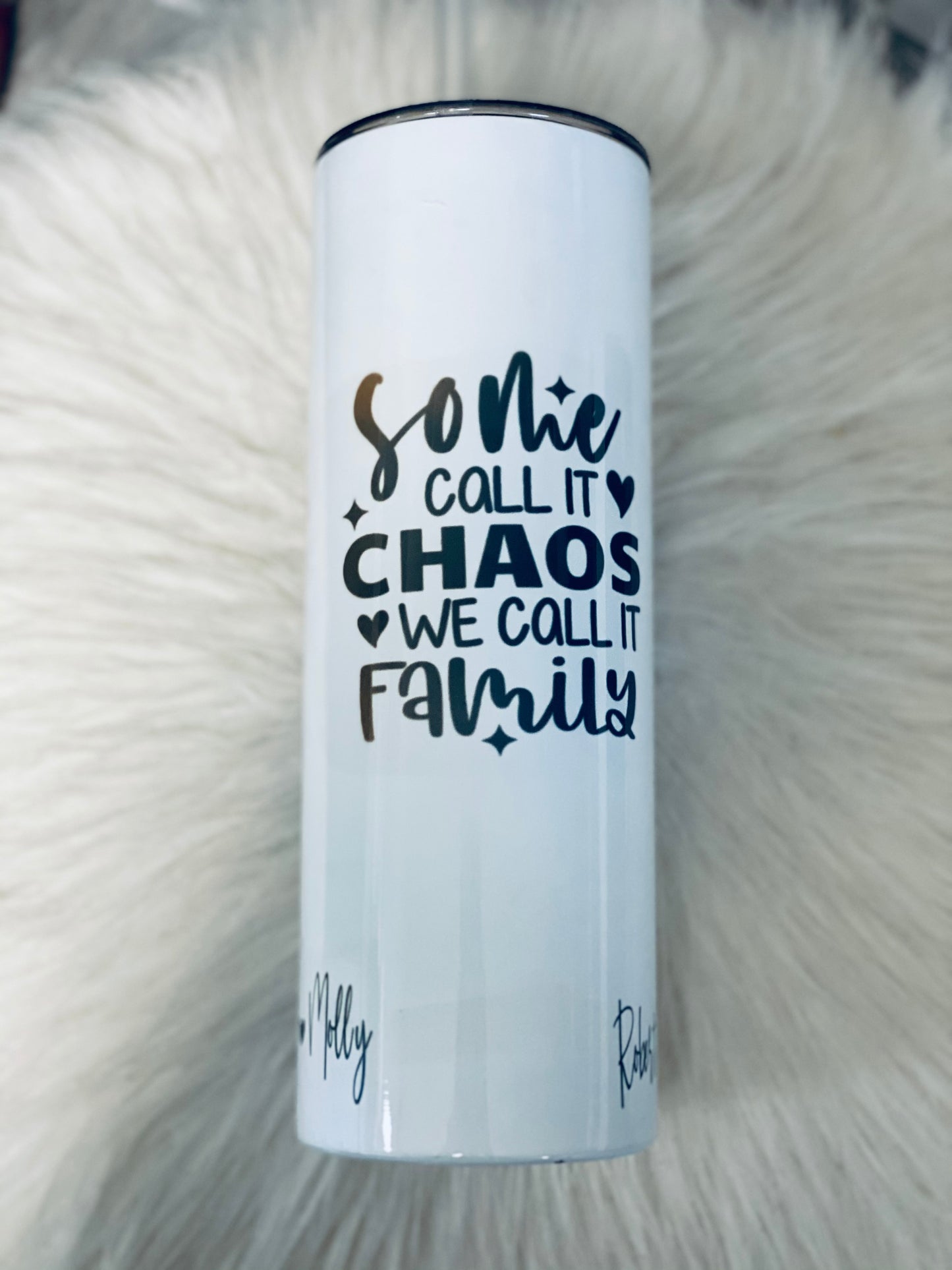 Custom Family 20 oz Skinny Tumbler