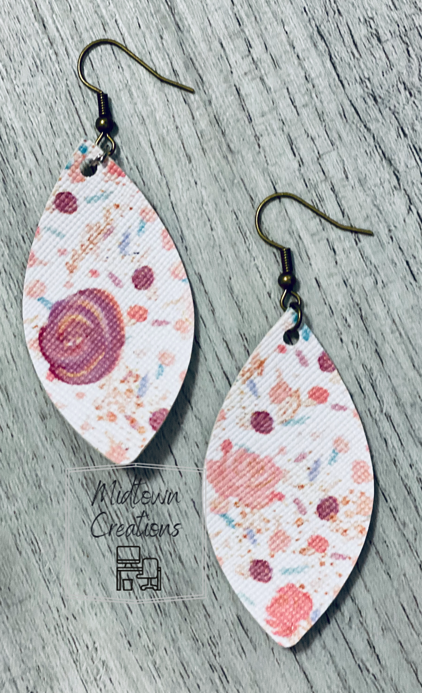 Single Layer Floral Drop Earrings