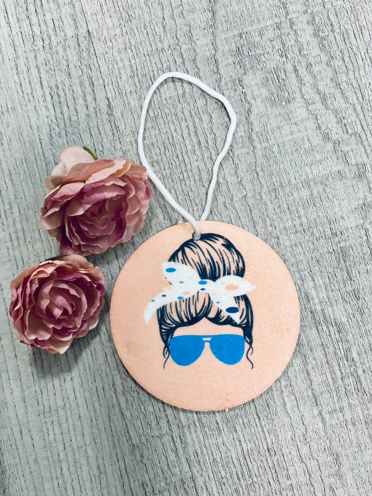 Messy Bun Mom Life Car Fresheners