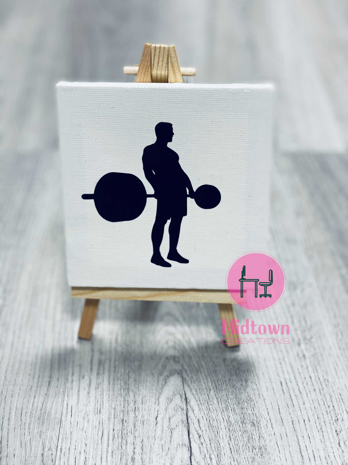 Weightlifter Mini Canvas